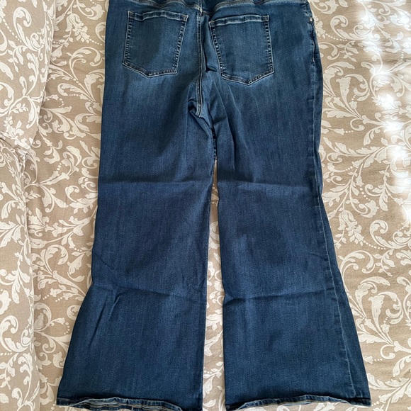 Lane Bryant Dark Blue Flare Jeans - Picture 2 of 3